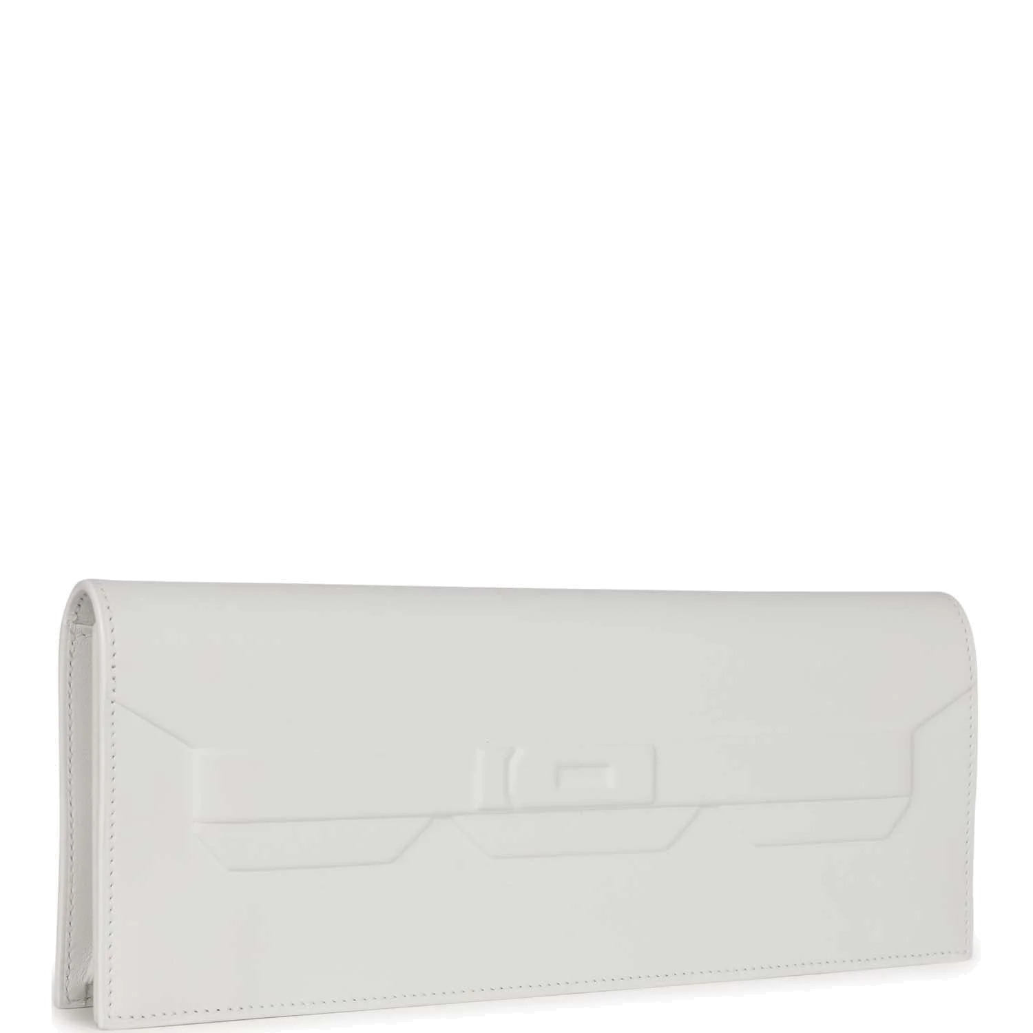 Hermes Shadow Kelly Cut New White Swift — фото 3