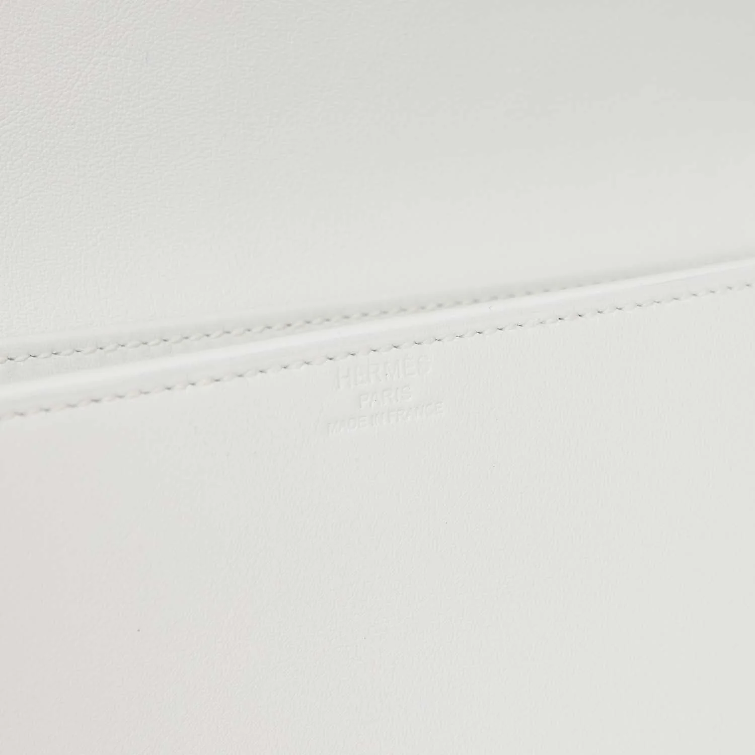 Hermes Shadow Kelly Cut New White Swift — фото 8