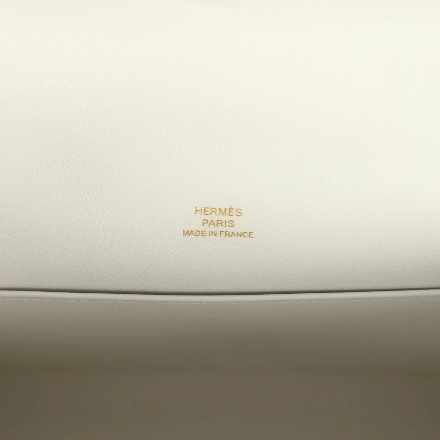 Hermes Kelly Pochette White Swift Gold Hardware — фото 8