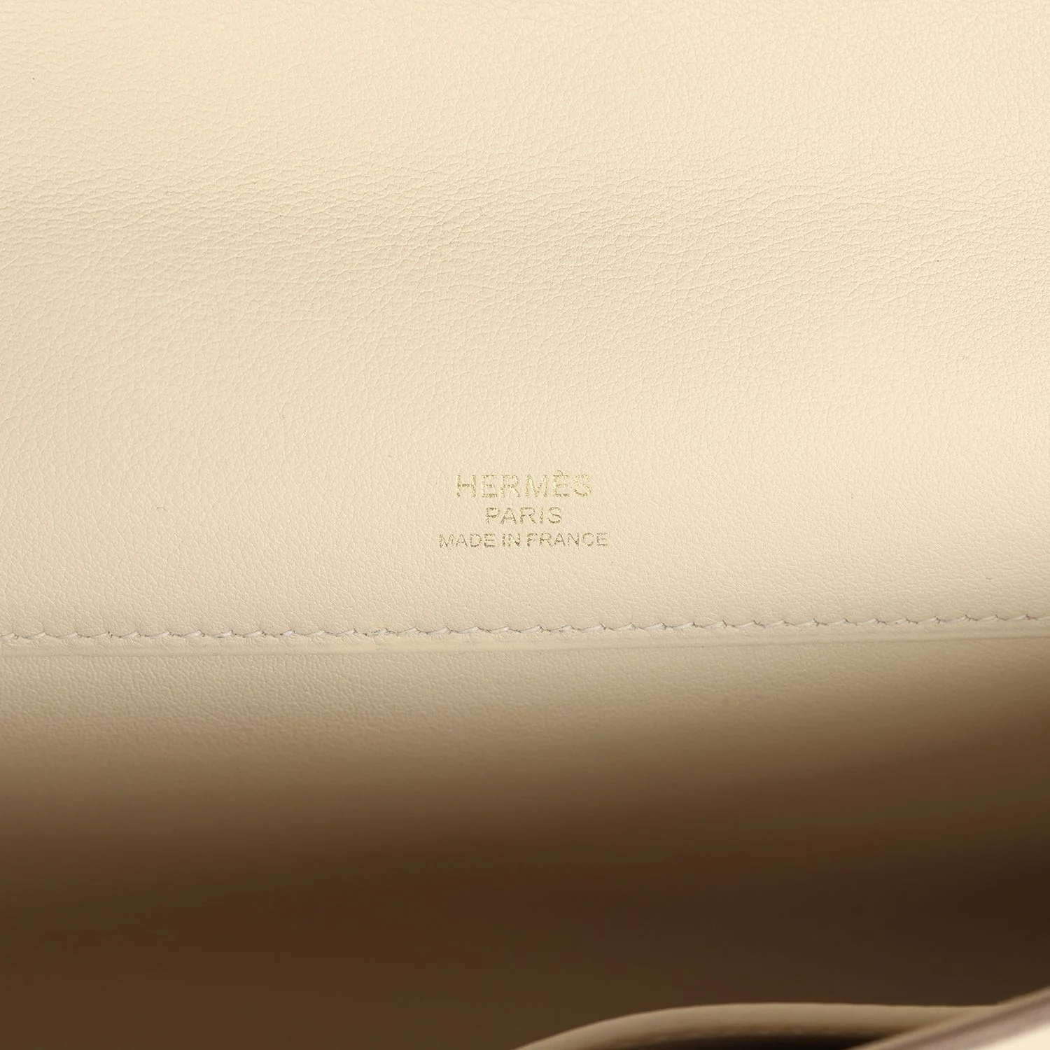Hermes Kelly Cut Craie Swift Gold Hardware — фото 8