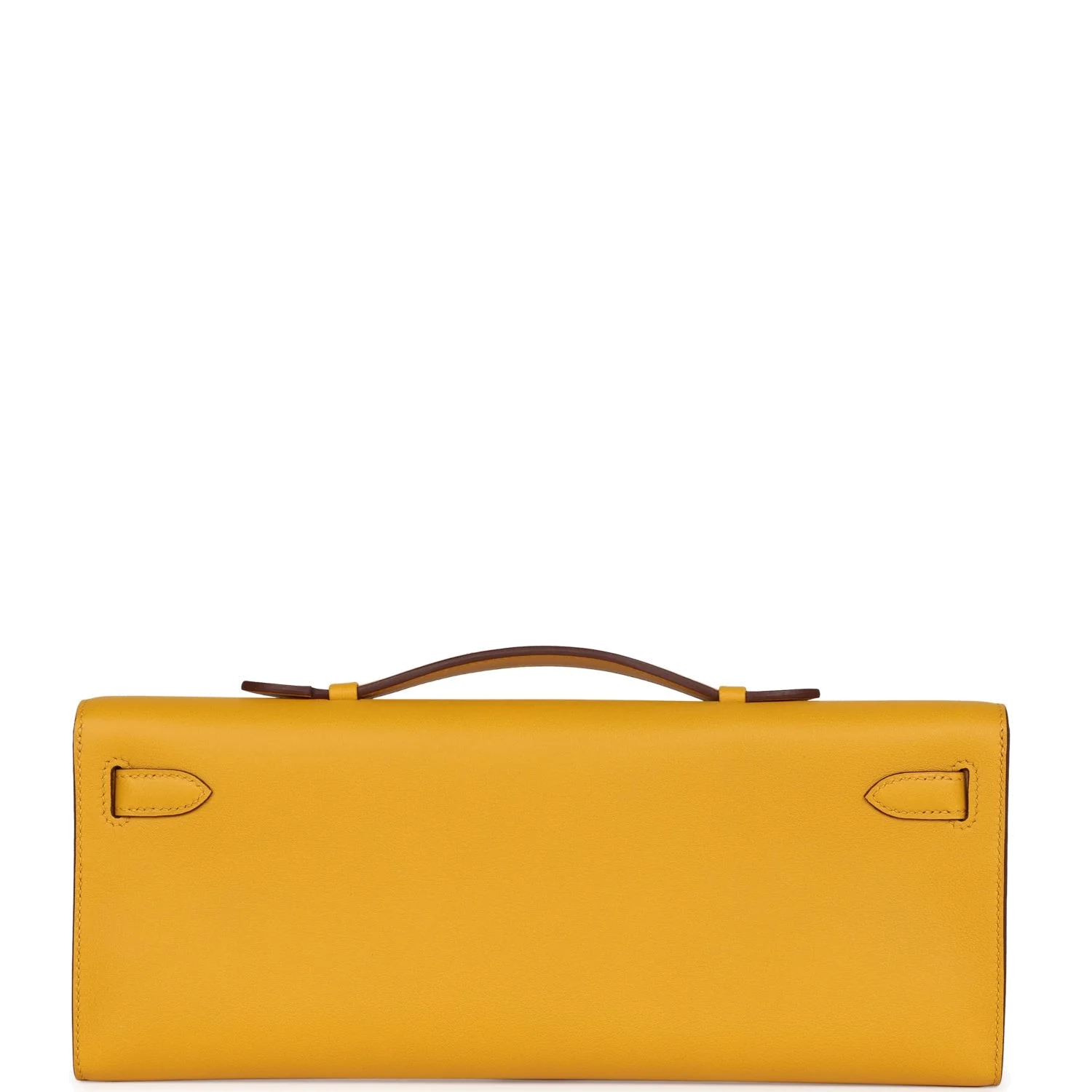 Hermes Kelly Cut Jaune Ambre Swift Gold Hardware — фото 5