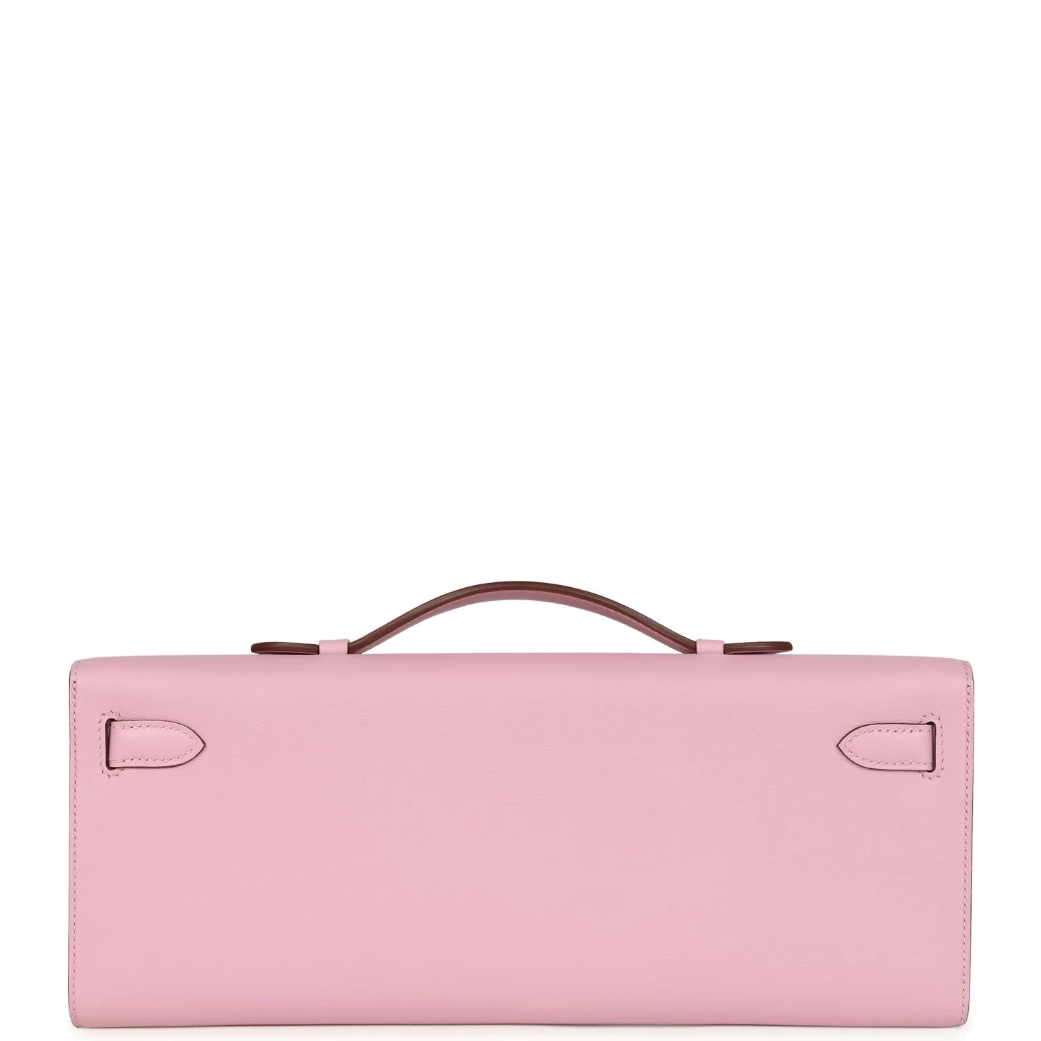 Hermes Kelly Cut Mauve Sylvestre Swift Rose Gold Hardware — фото 5