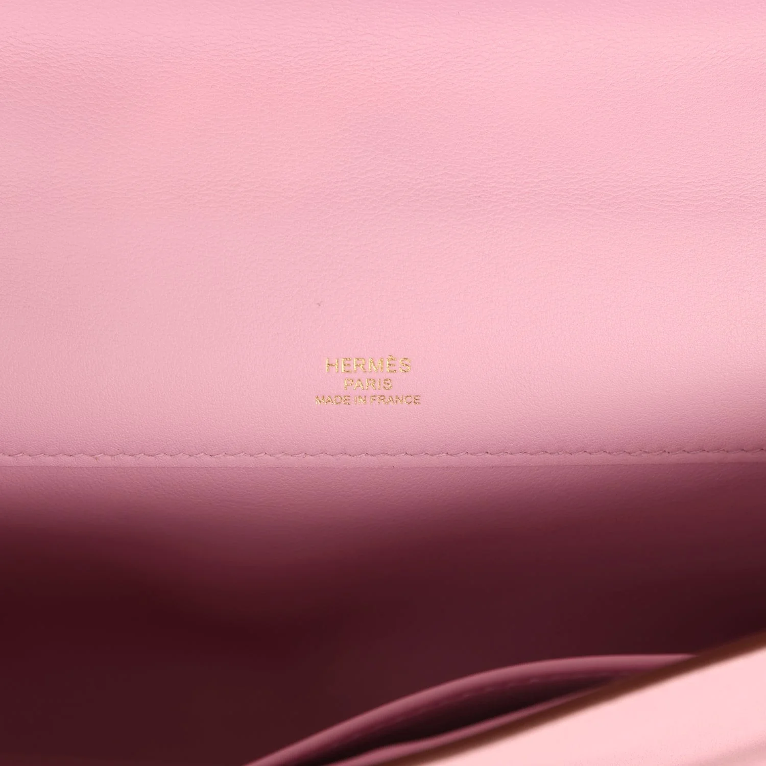 Hermes Kelly Cut Mauve Sylvestre Swift Rose Gold Hardware — фото 8