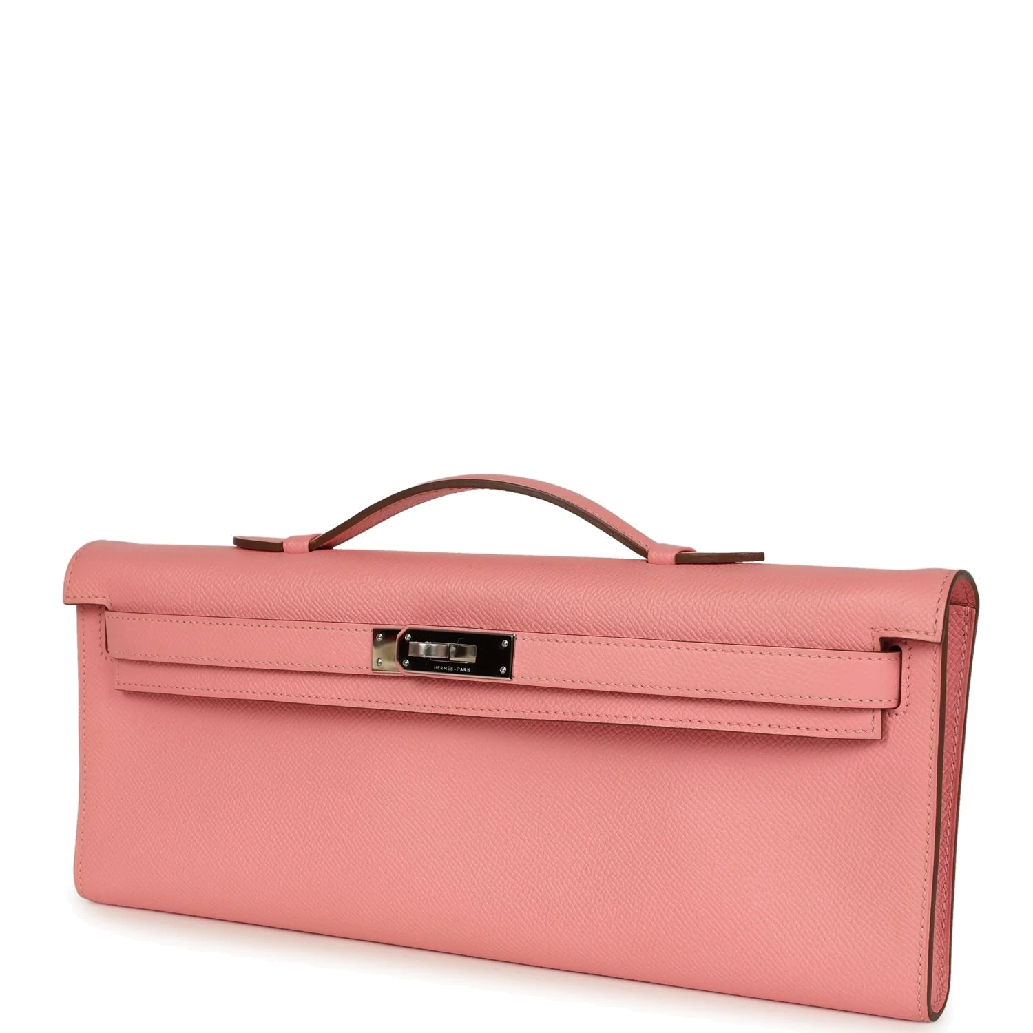 Hermes Kelly Cut Rose Confetti Epsom Palladium Hardware — фото 6