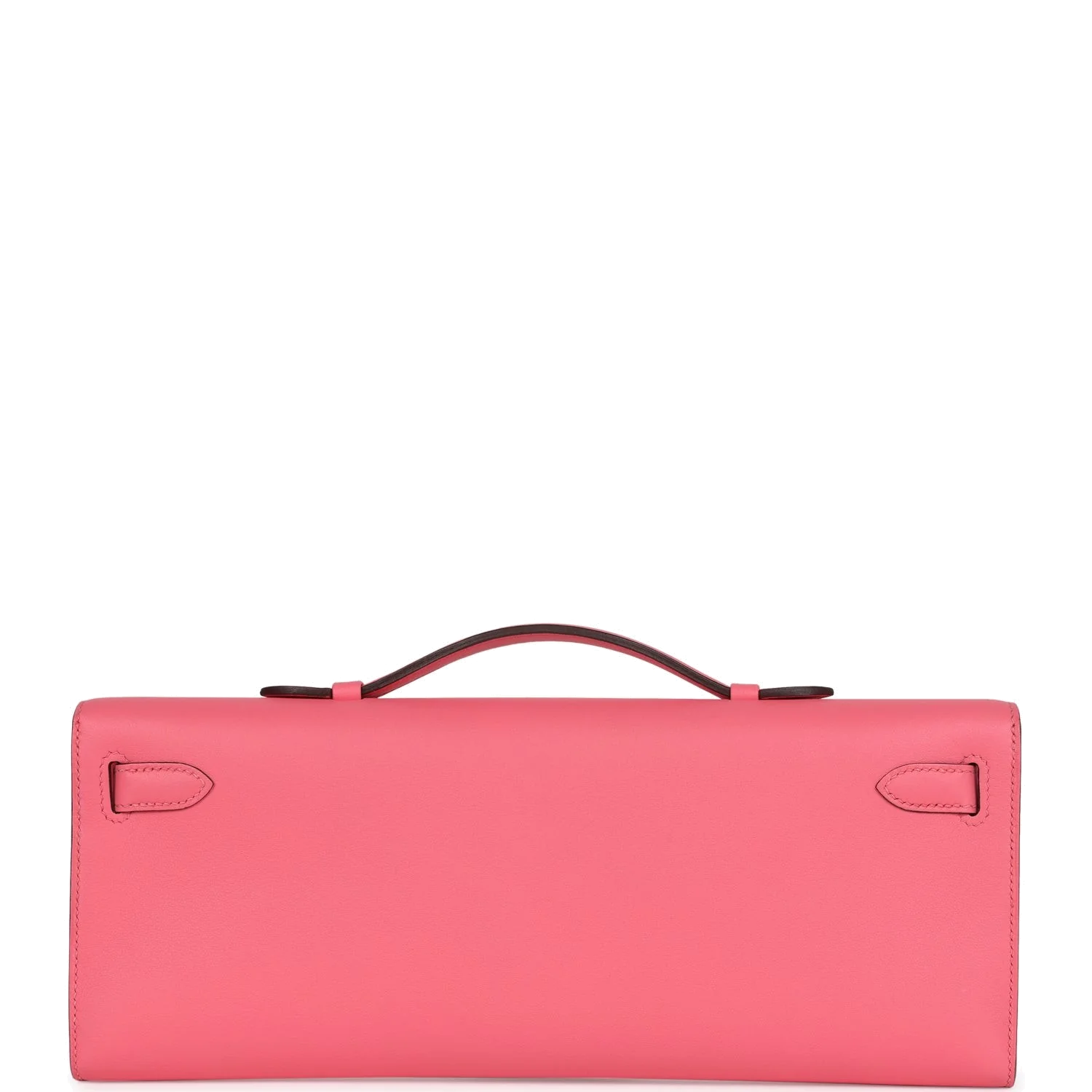 Hermes Kelly Cut Rose Azalee Swift Palladium Hardware — фото 5
