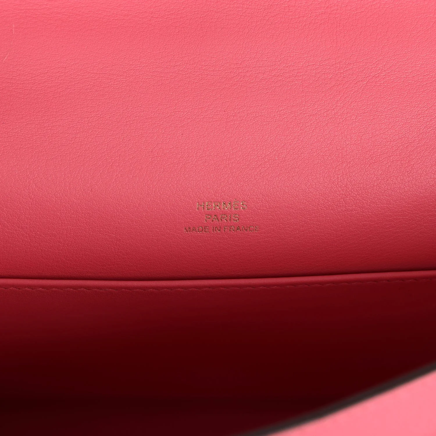 Hermes Kelly Pochette Rose Azalee Swift Gold Hardware — фото 8