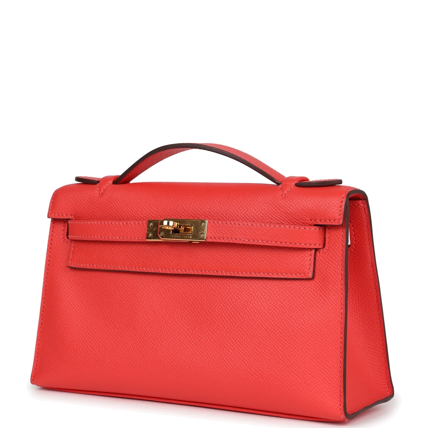 Hermes Kelly Pochette Rose Jaipur Epsom Gold Hardware — фото 6