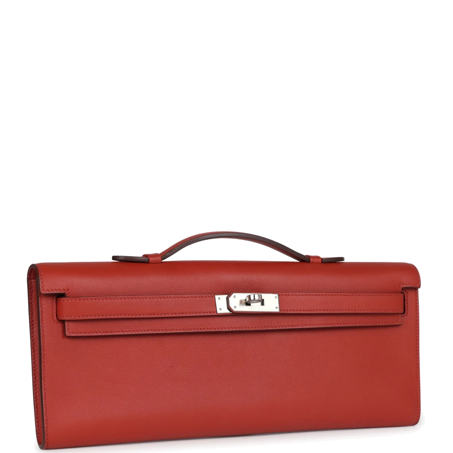 Hermes Kelly Cut Sanguine Swift Palladium Hardware — фото 3