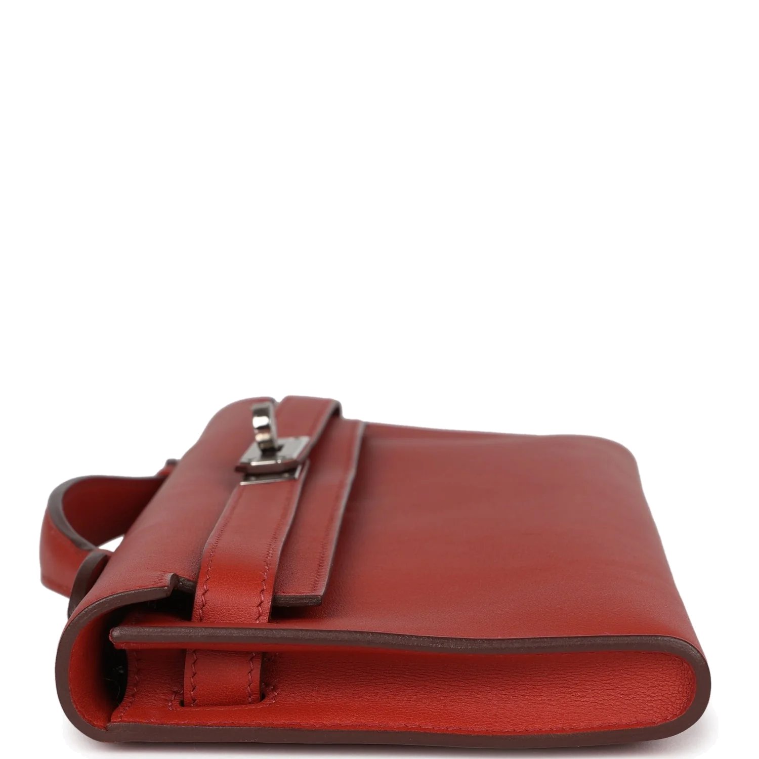 Hermes Kelly Cut Sanguine Swift Palladium Hardware — фото 4