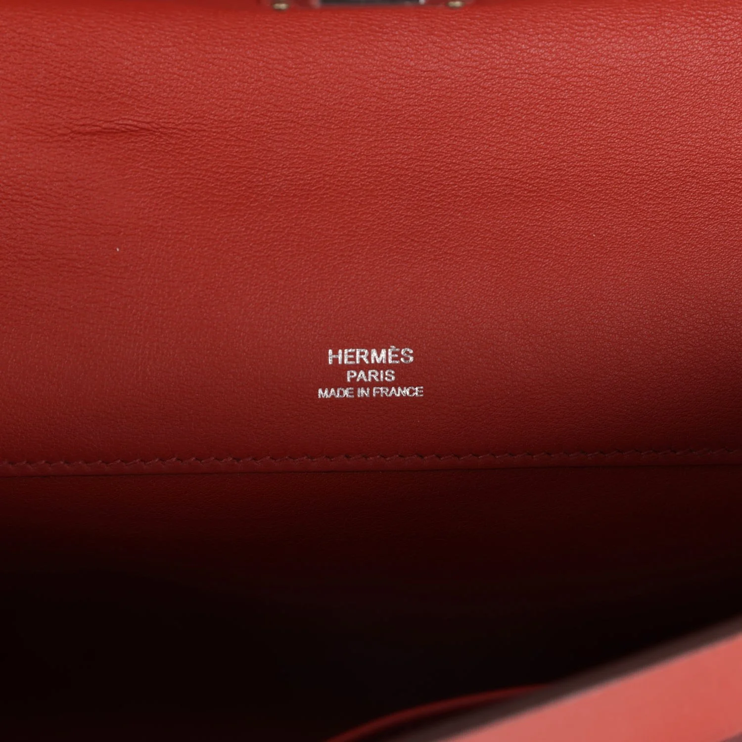 Hermes Kelly Cut Sanguine Swift Palladium Hardware — фото 8