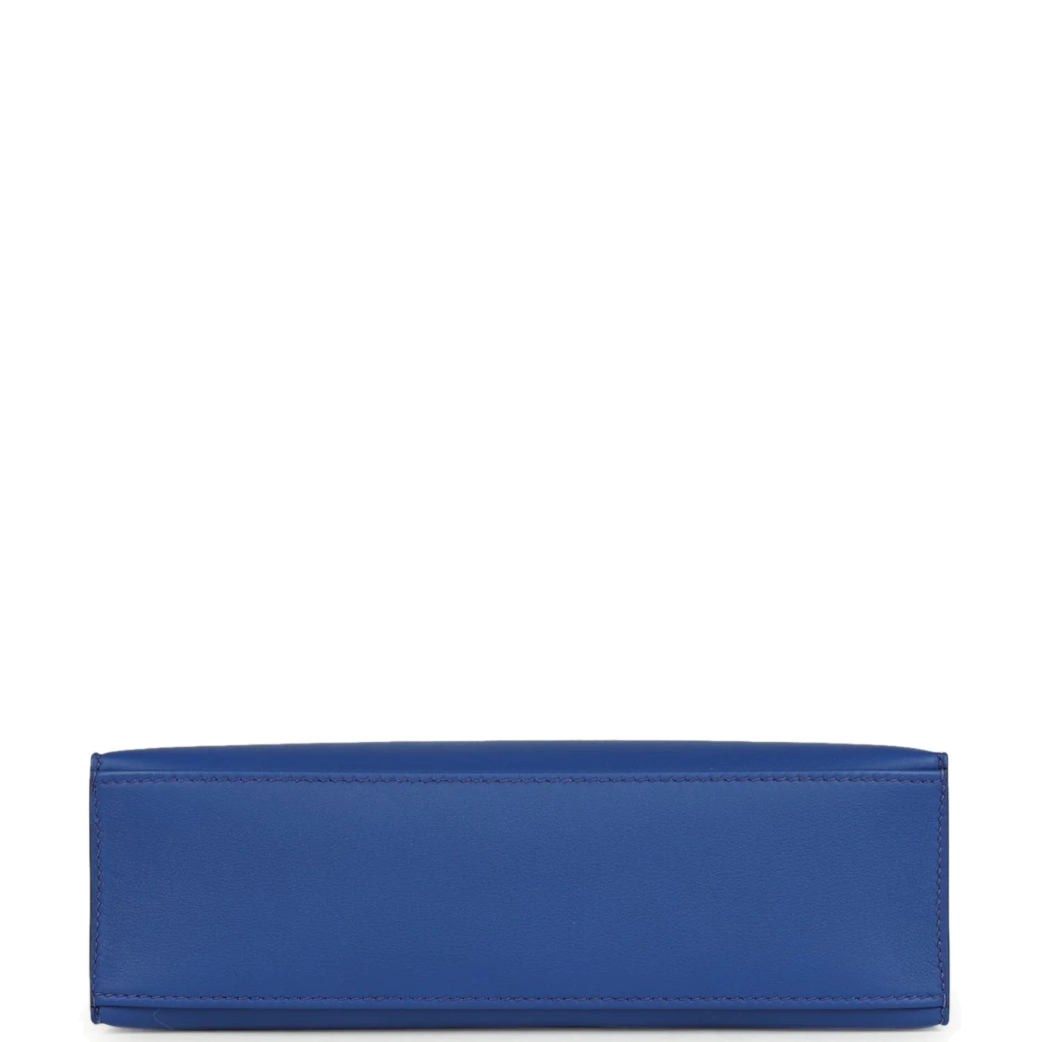 Hermes Kelly Pochette Bleu Royal Swift Palladium Hardware — фото 7