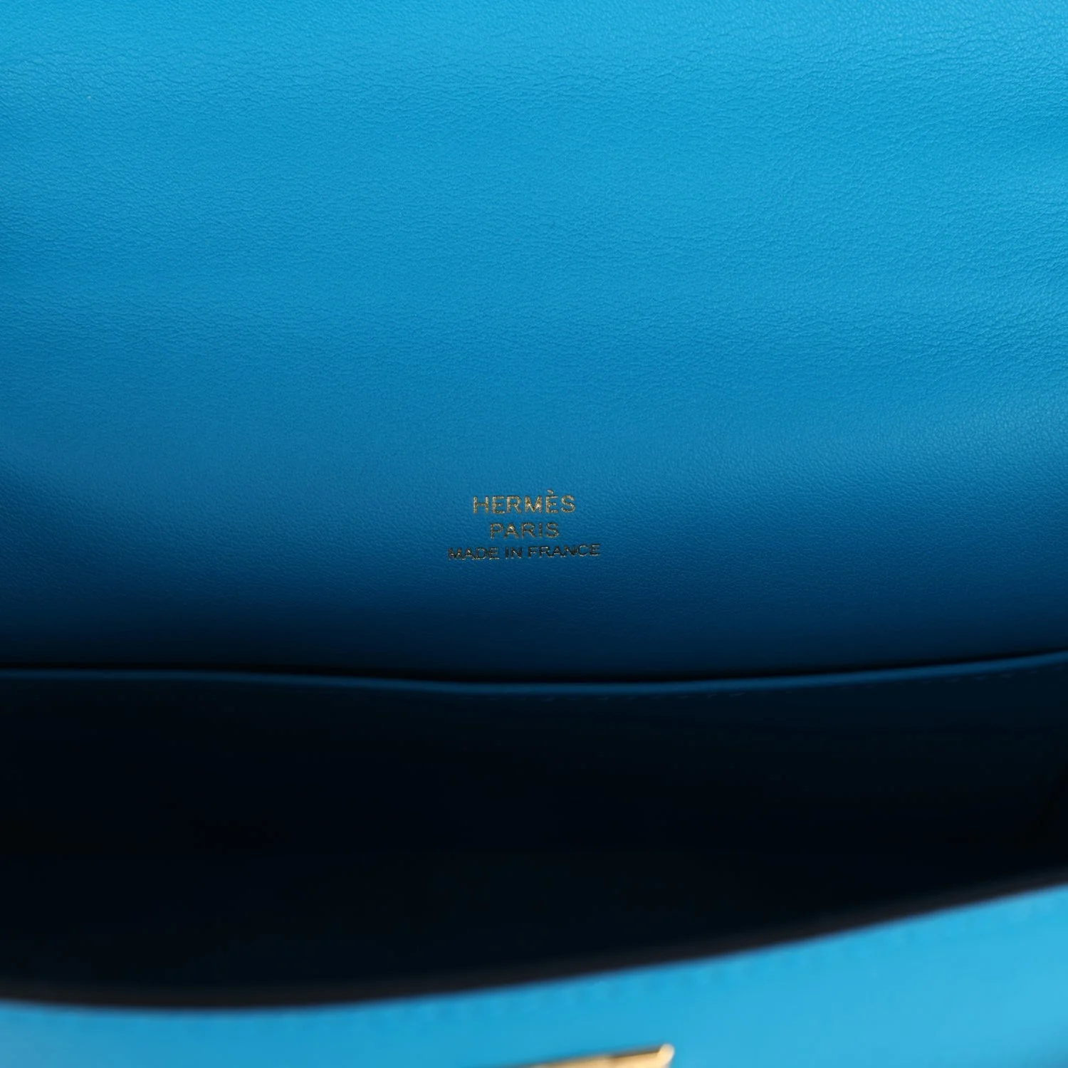 Hermes Kelly Pochette Bleu Frida Swift Gold Hardware — фото 8