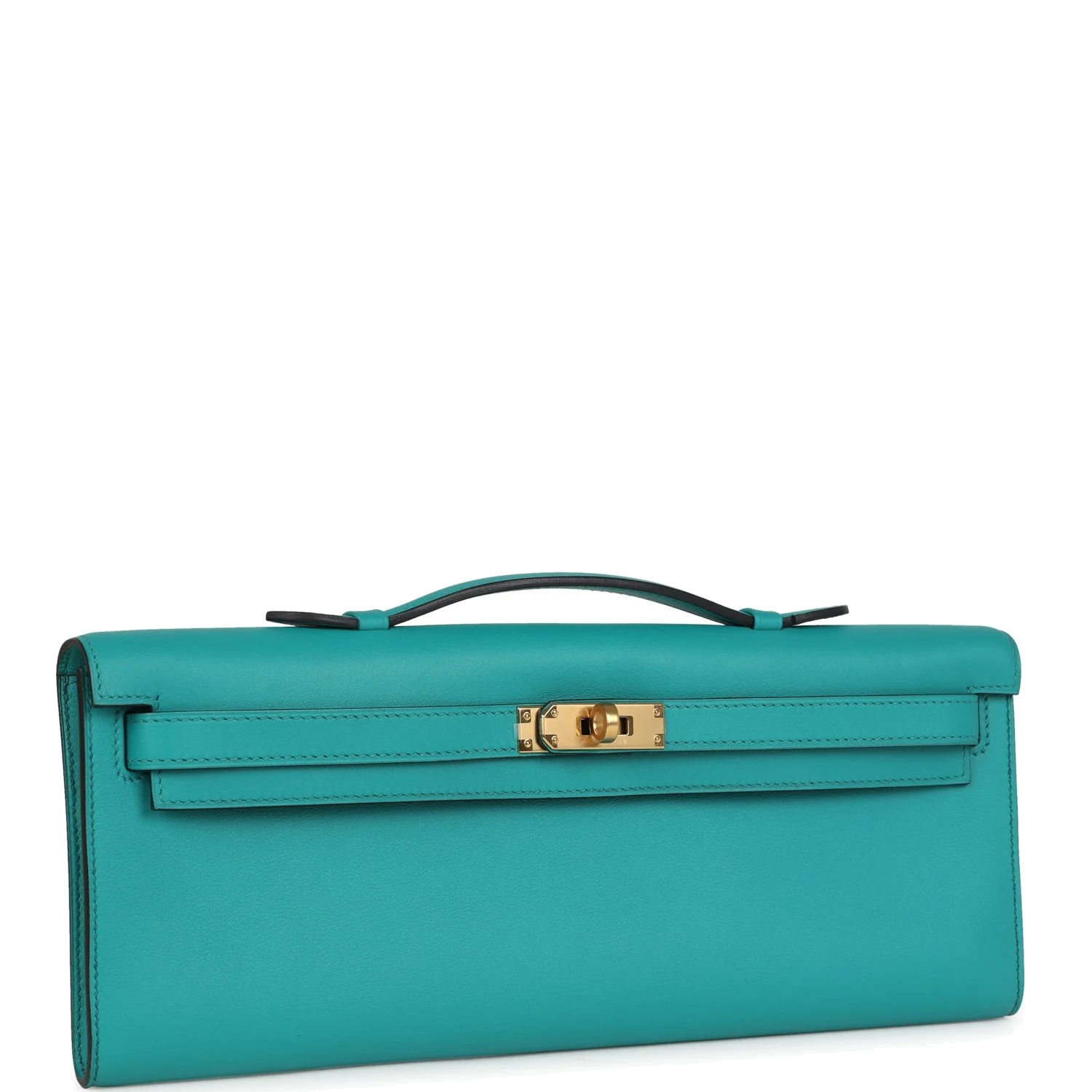 Hermes Kelly Cut Vert Verone Swift Gold Hardware — фото 3
