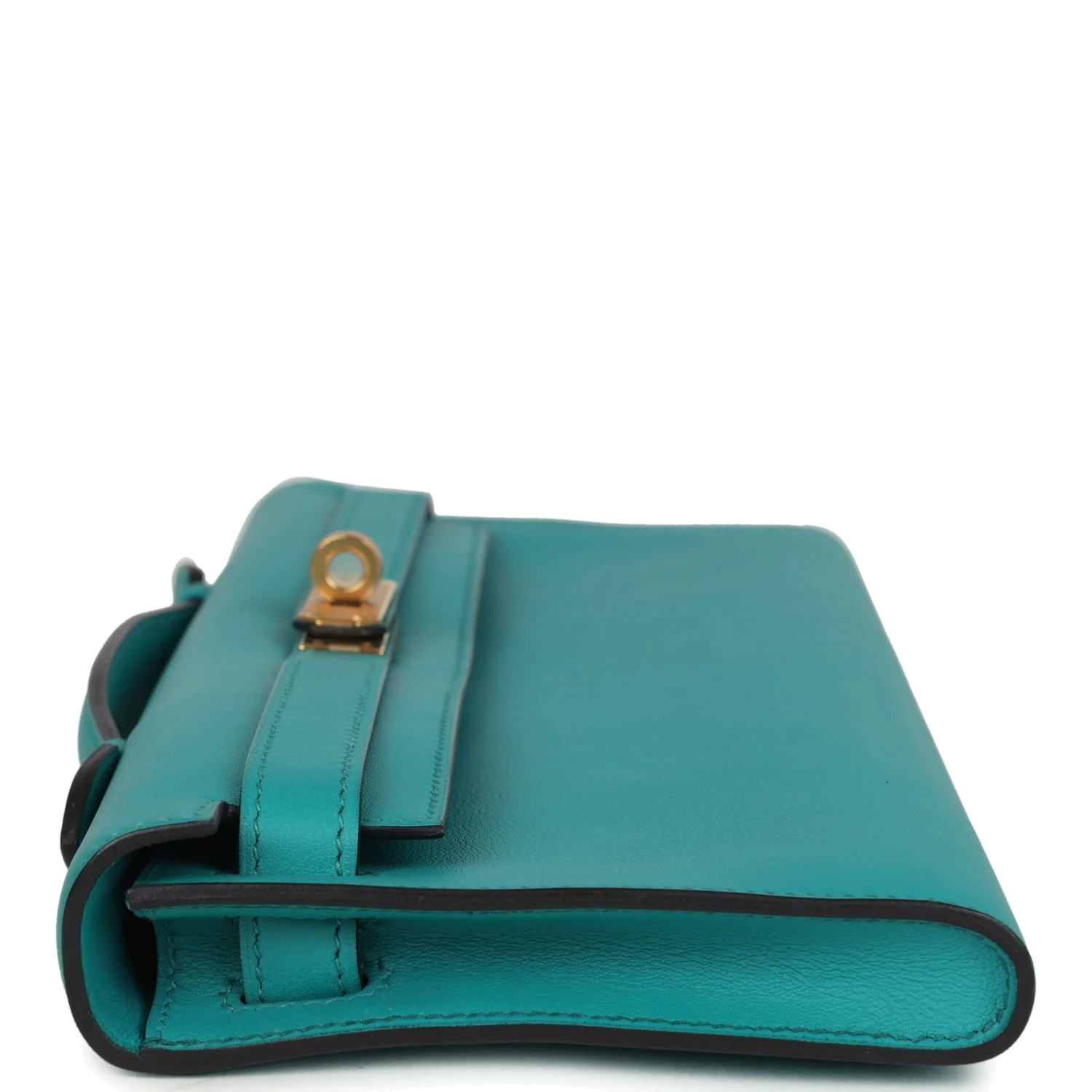 Hermes Kelly Cut Vert Verone Swift Gold Hardware — фото 4