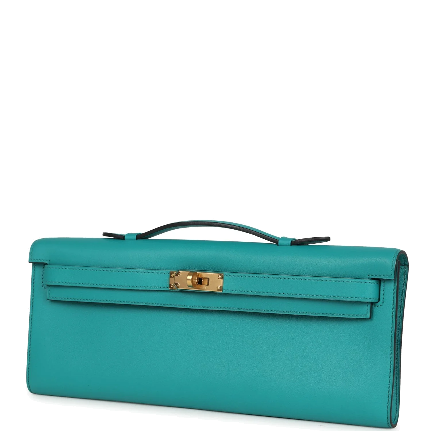 Hermes Kelly Cut Vert Verone Swift Gold Hardware — фото 6