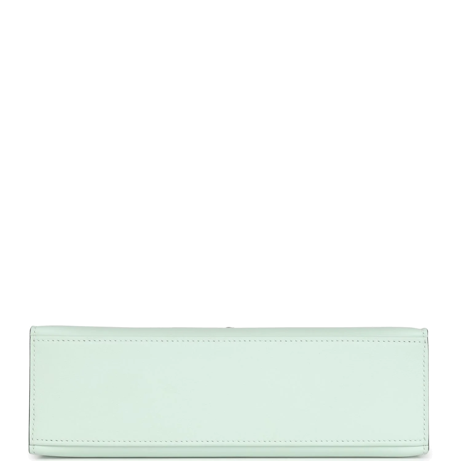 Hermes Kelly Pochette Vert Peppermint Swift Palladium Hardware — фото 7