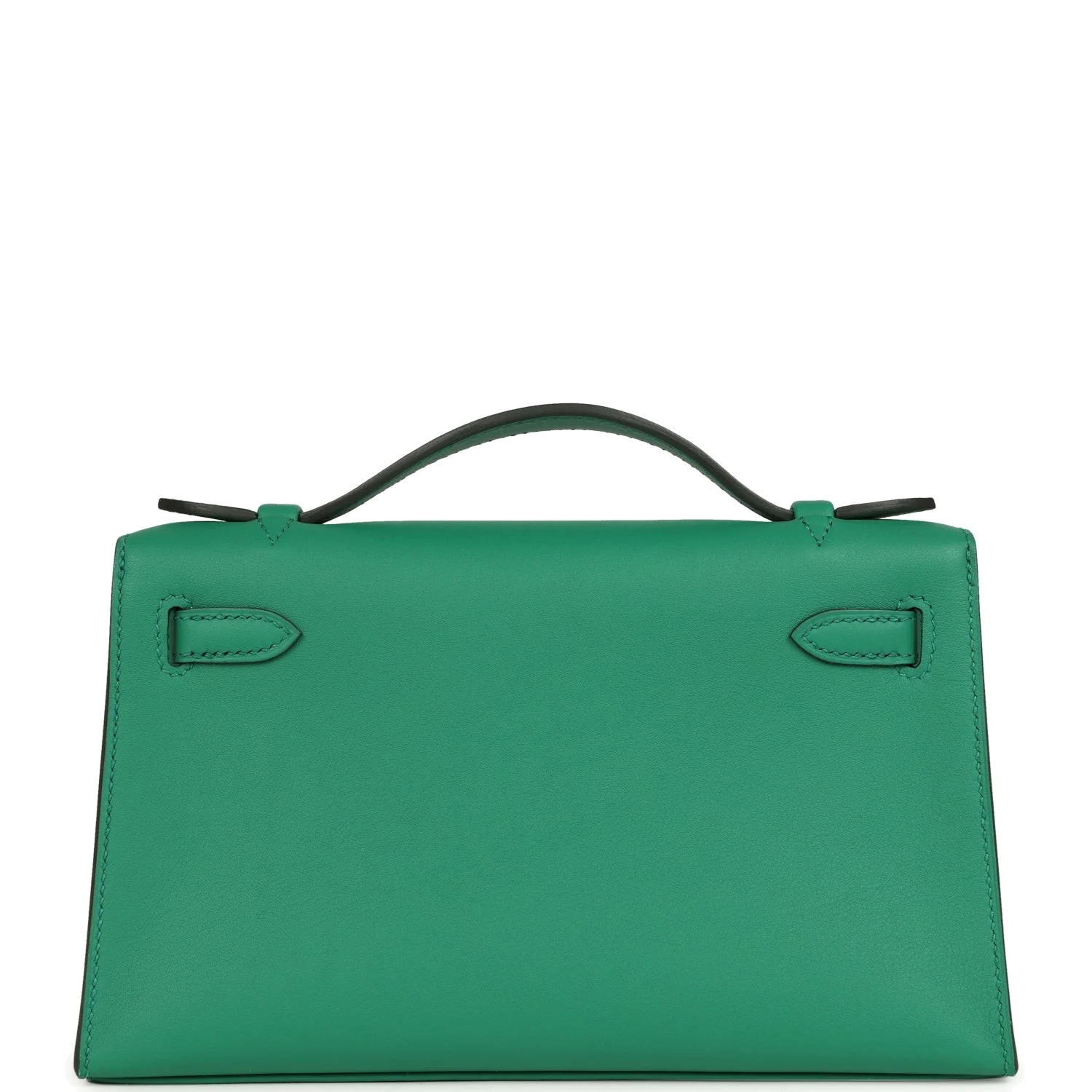 Hermes Kelly Pochette Vert Moyen Swift Gold Hardware — фото 5