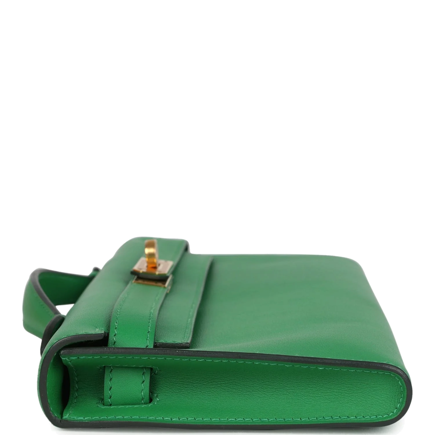 Hermes Kelly Cut Bambou Swift Gold Hardware — фото 4