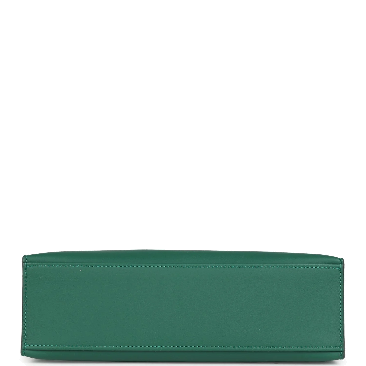 Hermes Kelly Pochette Vert Moyen Swift Palladium Hardware — фото 7