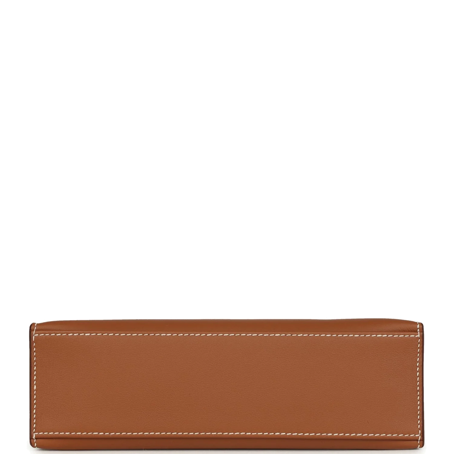 Hermes Kelly Pochette Gold Swift Palladium Hardware — фото 7