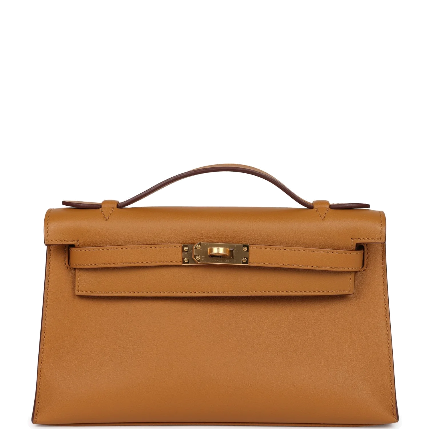 Hermes Kelly Pochette Sesame Swift Gold Hardware