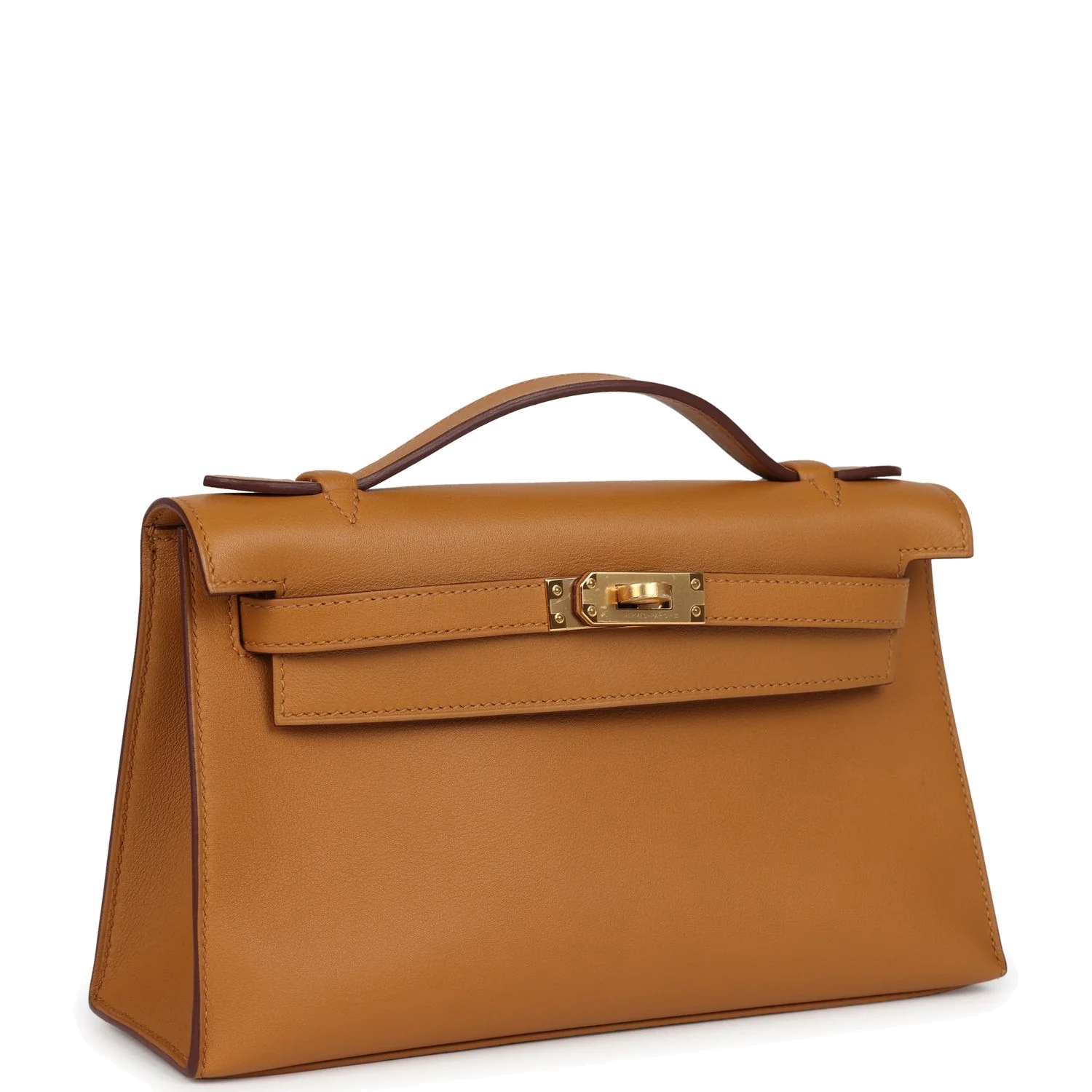 Hermes Kelly Pochette Sesame Swift Gold Hardware — фото 3