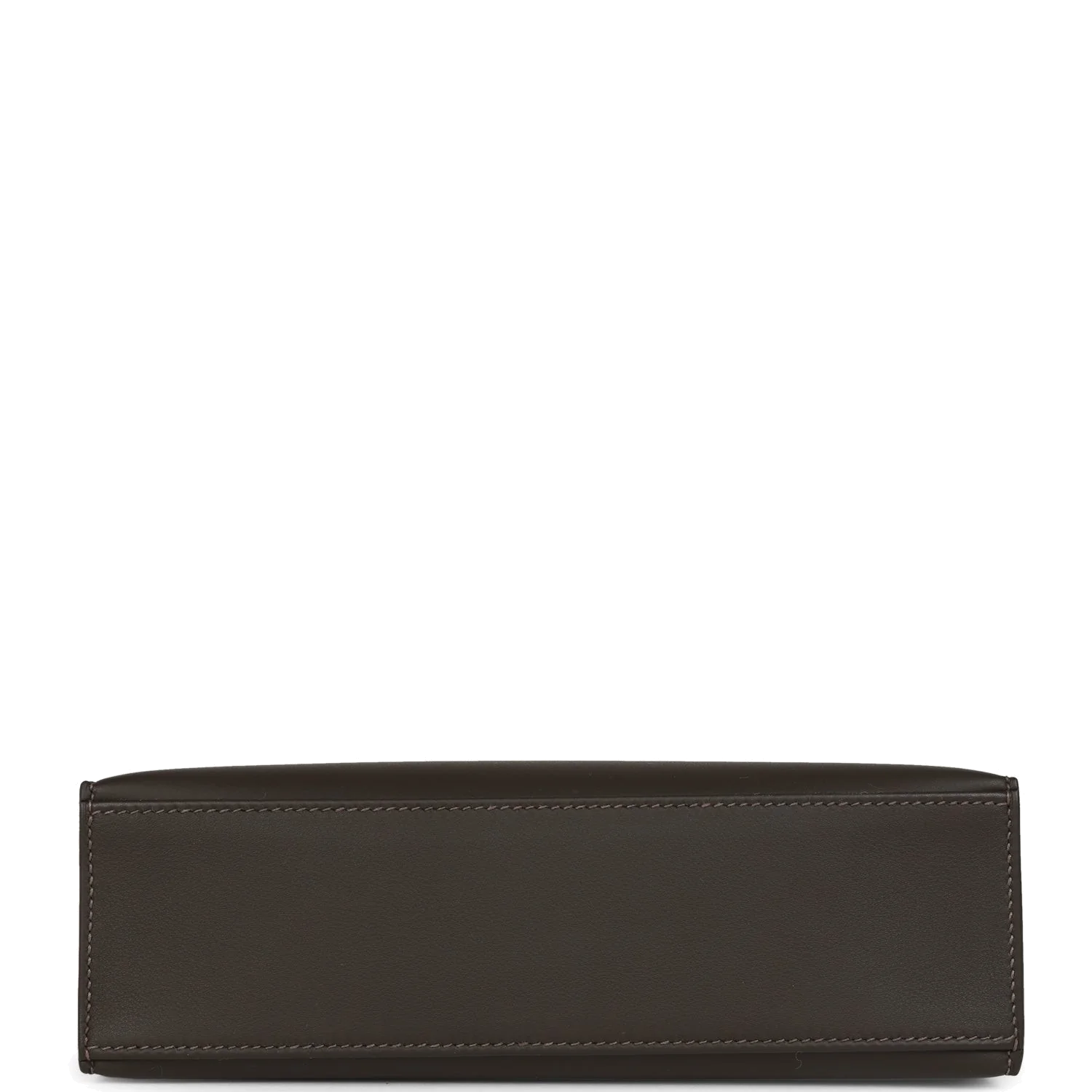 Hermes Kelly Pochette Bai-Brun Swift Gold Hardware — фото 7