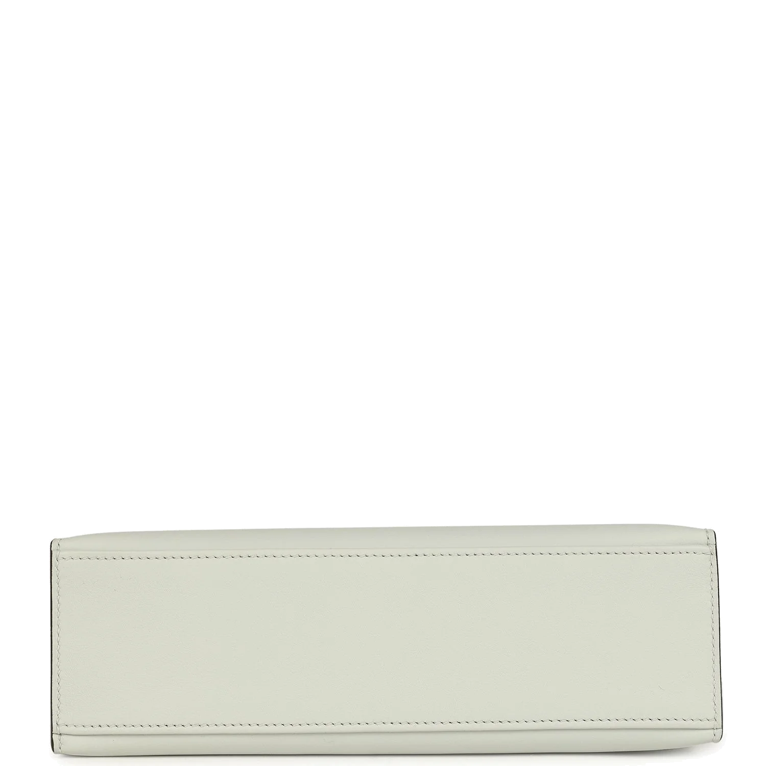 Hermes Kelly Pochette Gris Platine Swift Permabrass Hardware — фото 7
