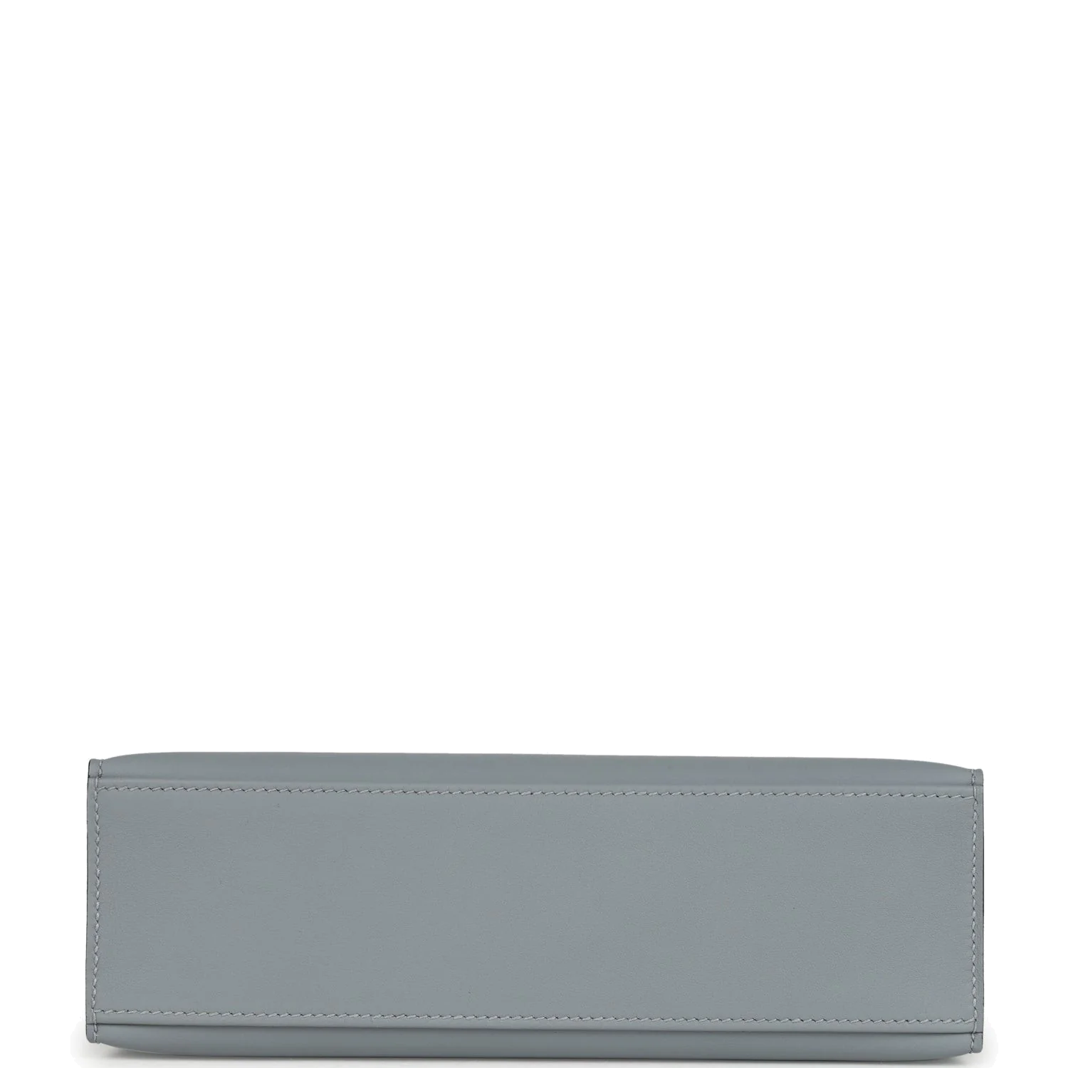 Hermes Kelly Pochette Gris Pantin Swift Palladium Hardware — фото 7