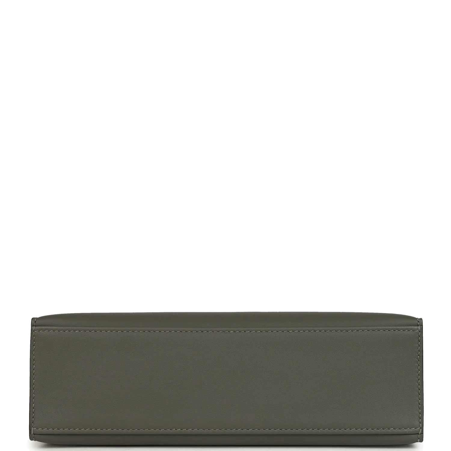 Hermes Special Order (HSS) Kelly Pochette Gris Meyer Verso Swift Permabrass Hardware — фото 7