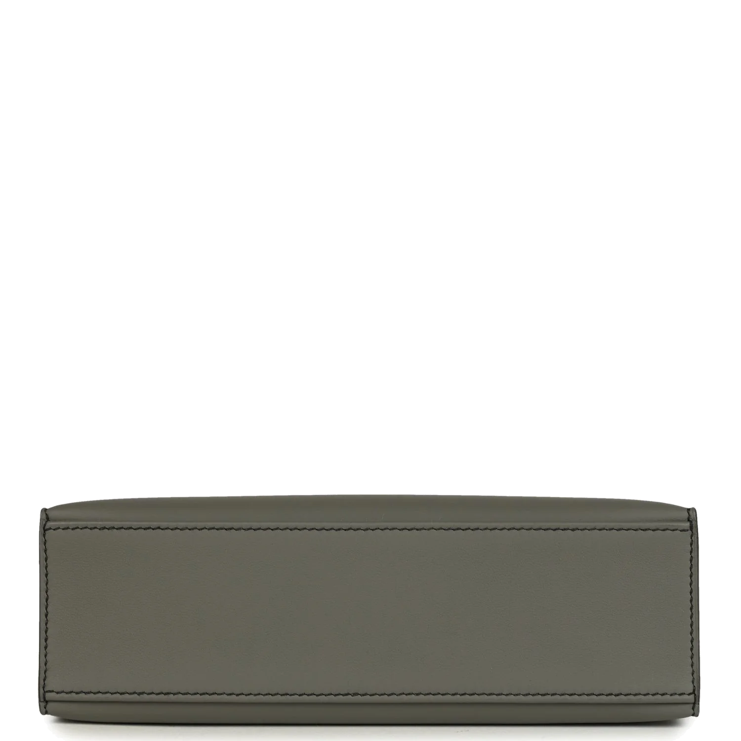 Hermes Special Order (HSS) Kelly Pochette Gris Meyer Verso Swift Gold Hardware — фото 7