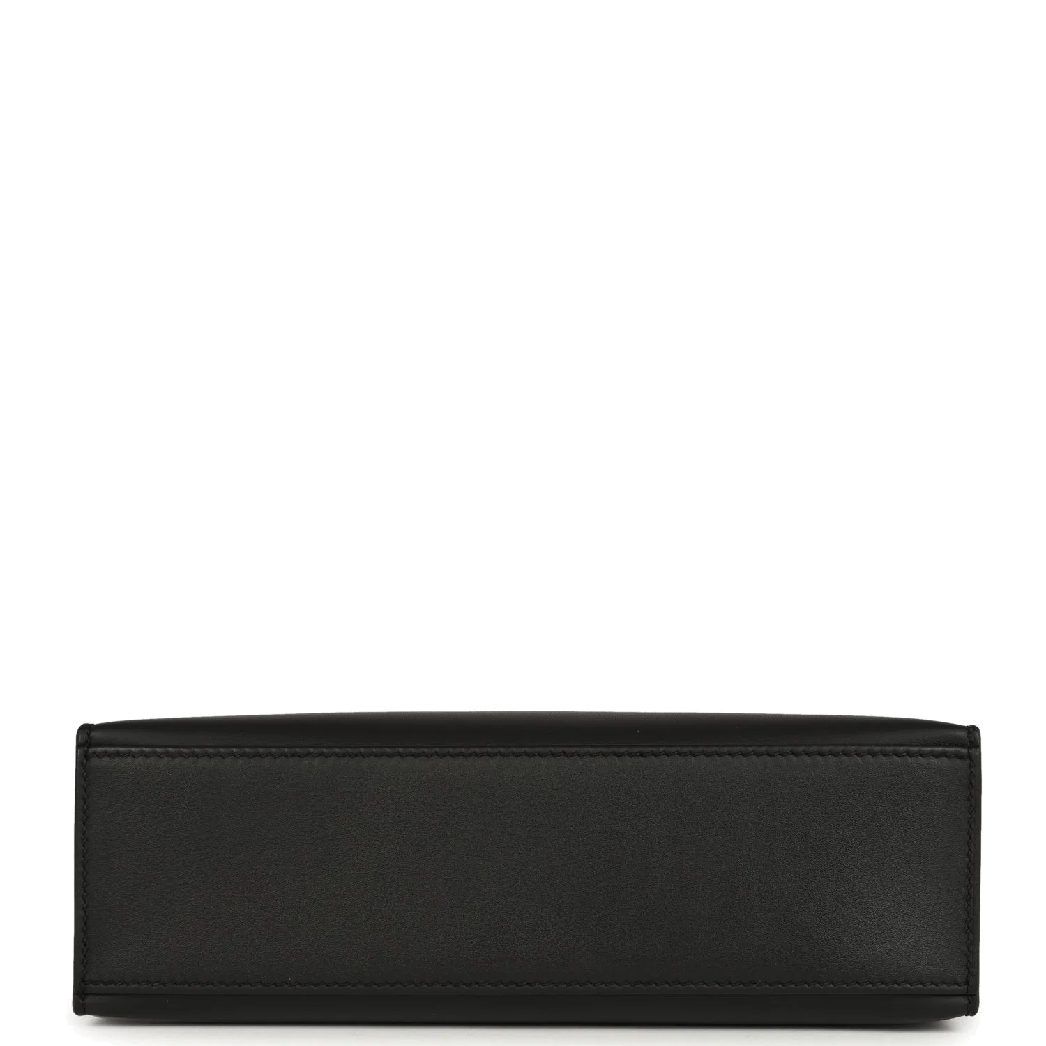 Hermes Kelly Pochette Black Swift Gold Hardware — фото 7