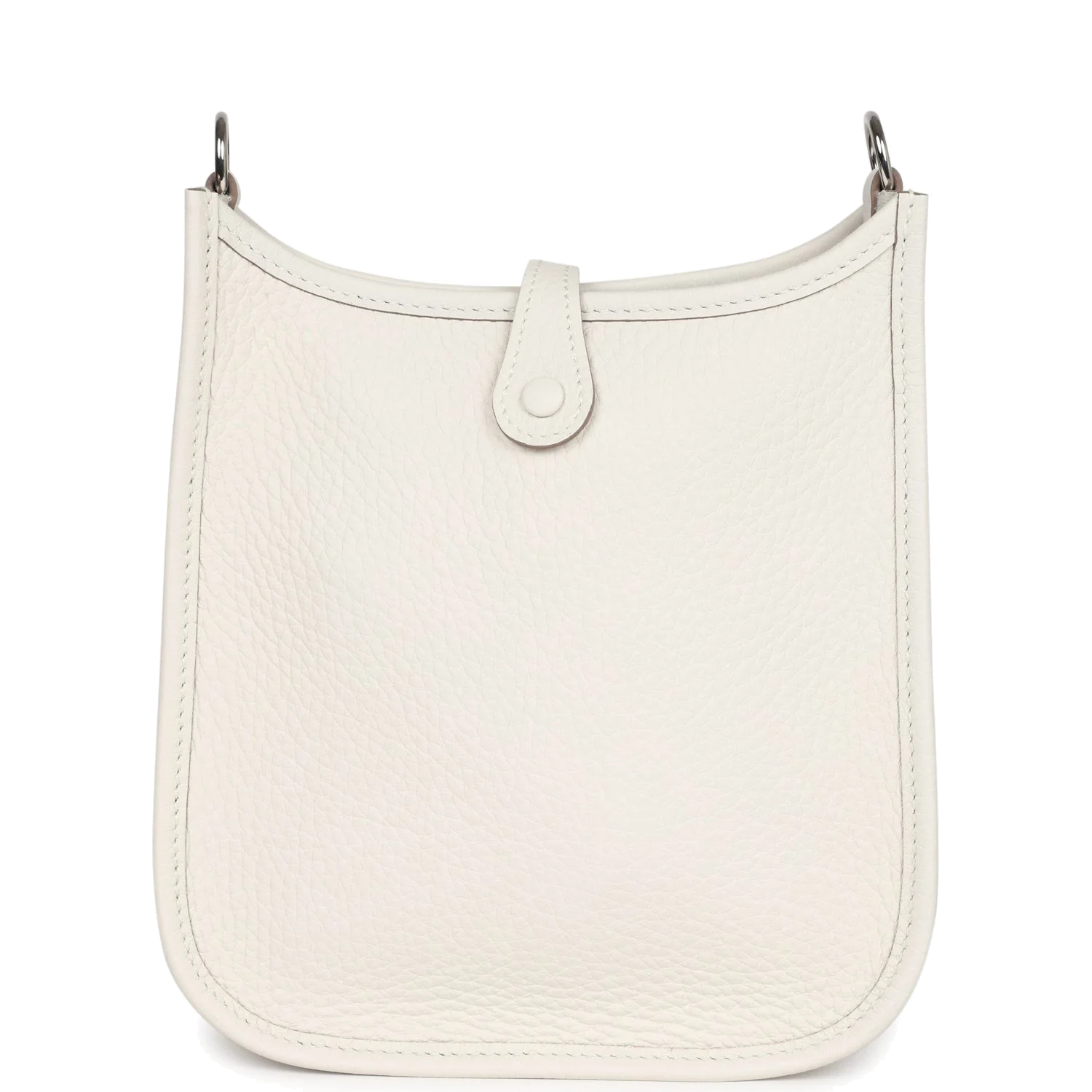 Hermes Evelyne TPM Gris Pale Clemence Palladium Hardware — фото 5
