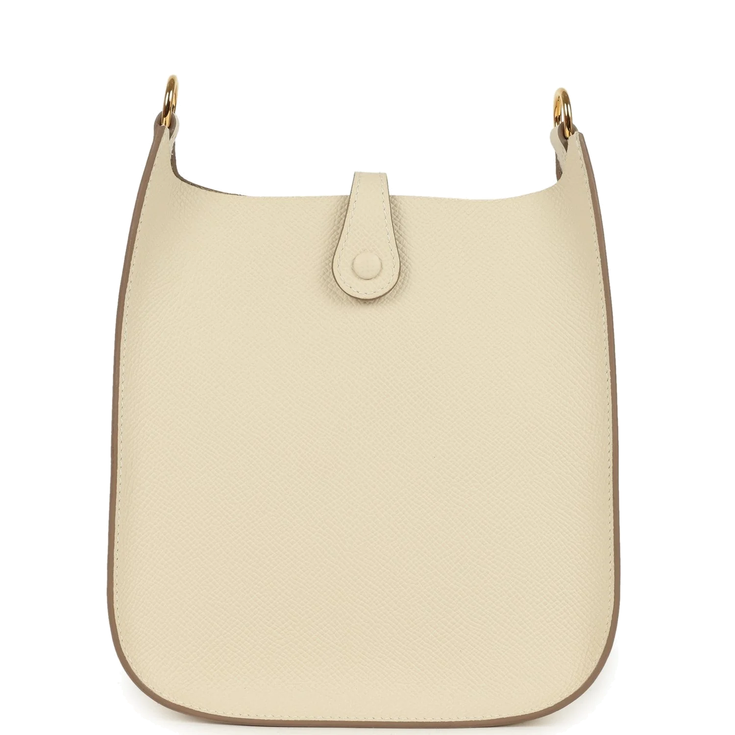Hermes Evelyne Sellier TPM Craie Epsom Gold Hardware — фото 5