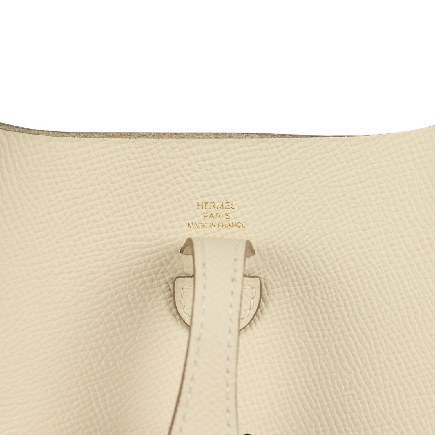 Hermes Evelyne Sellier TPM Craie Epsom Gold Hardware — фото 8