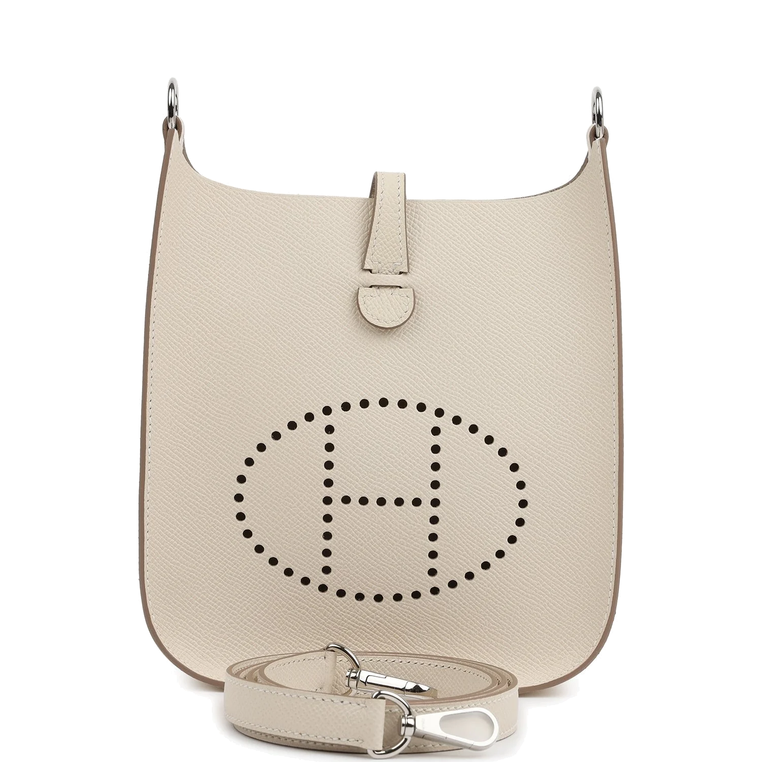 Hermes Evelyne Sellier TPM Craie Epsom Palladium Hardware
