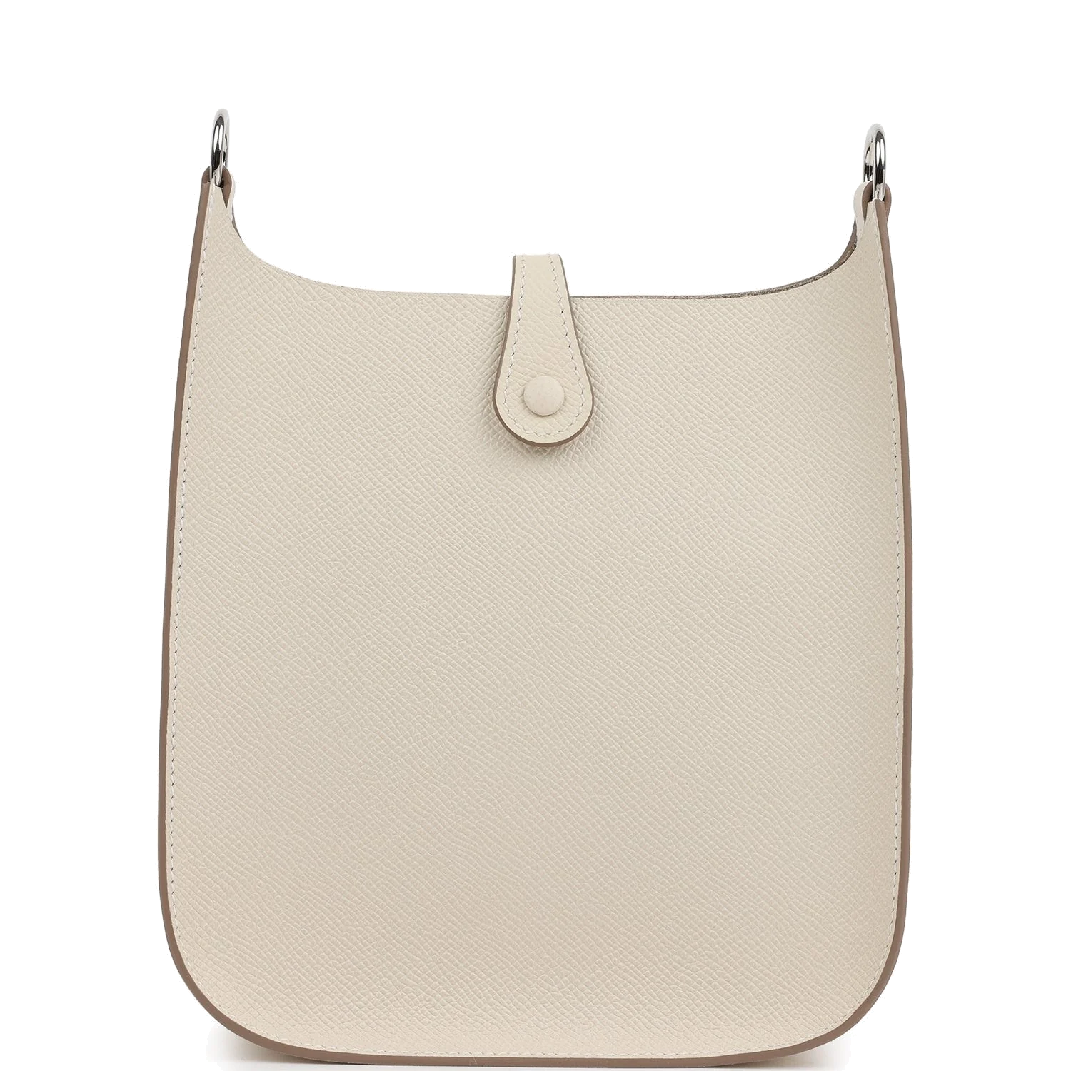 Hermes Evelyne Sellier TPM Craie Epsom Palladium Hardware — фото 5