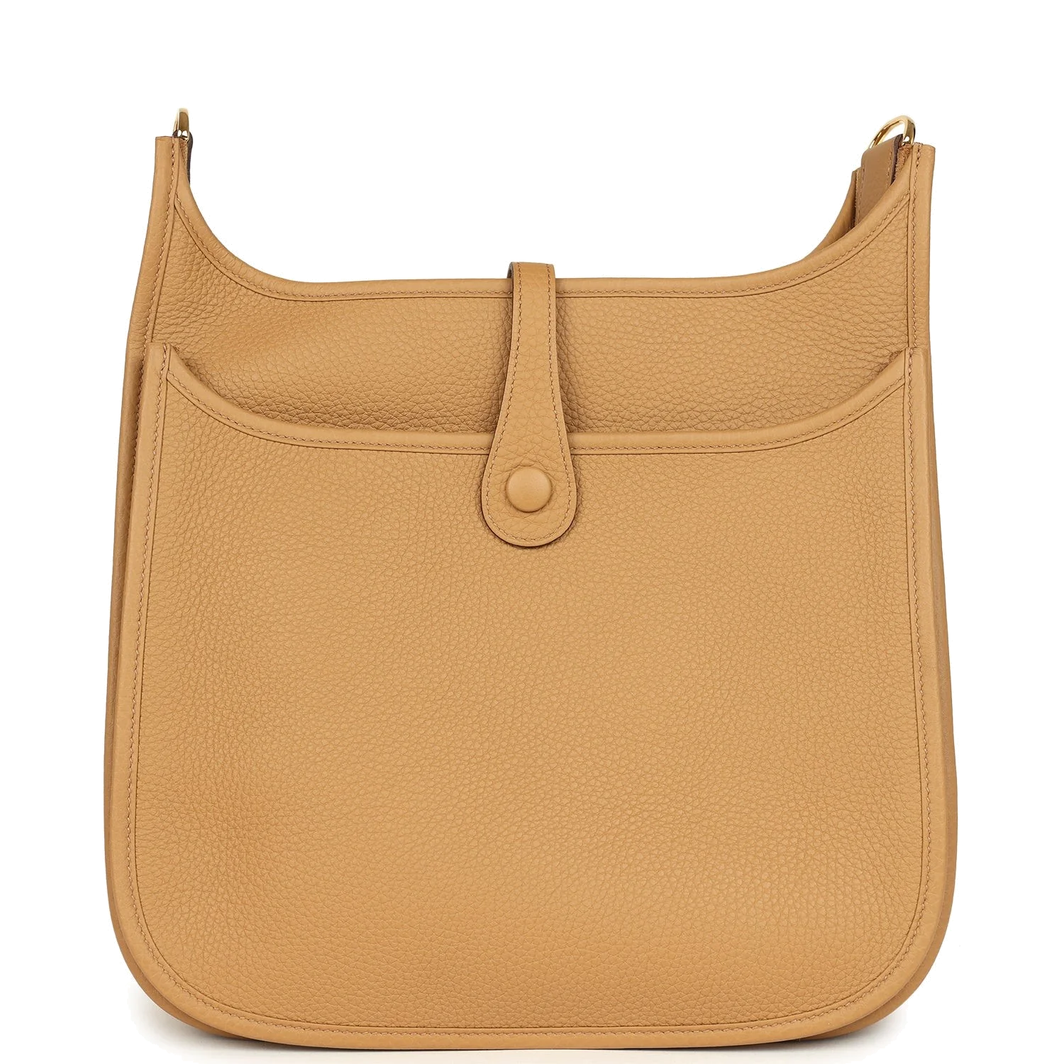 Hermes Evelyne III PM Biscuit Clemence Gold Hardware — фото 5