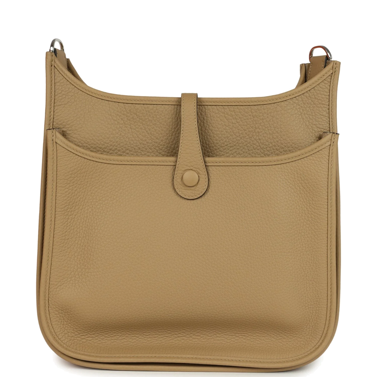 Hermes Evelyne III PM Poussiere Clemence Palladium Hardware — фото 5