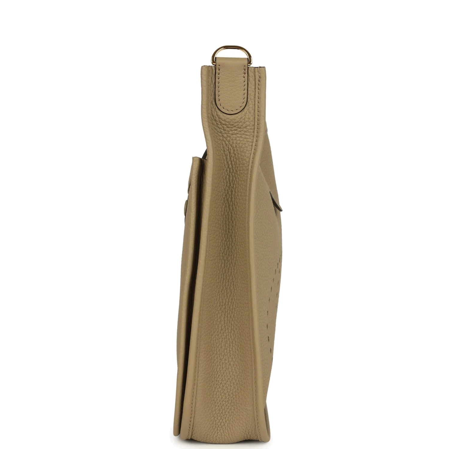 Hermes Evelyne III PM Beige Marfa Clemence Gold Hardware — фото 4