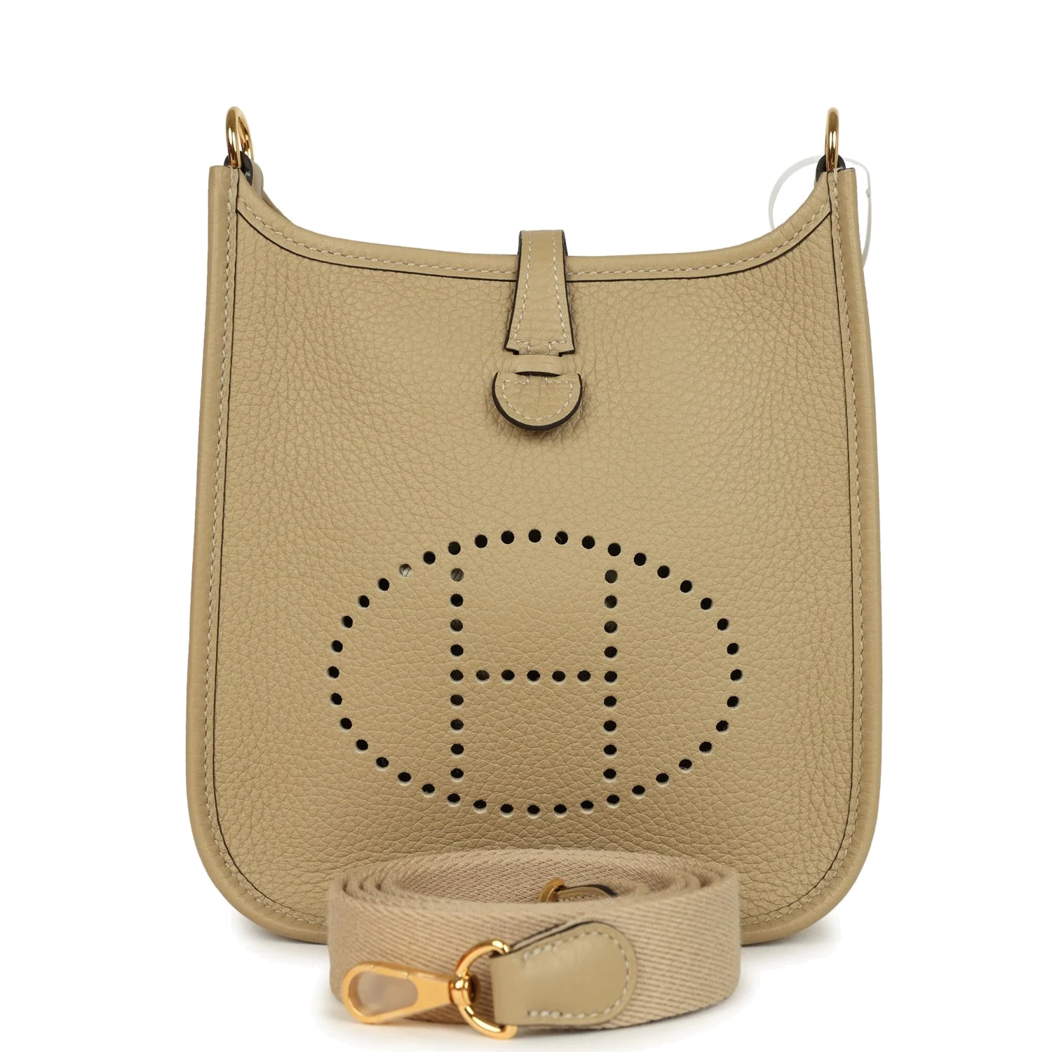 Hermes Evelyne TPM Trench Clemence Gold Hardware — фото 1
