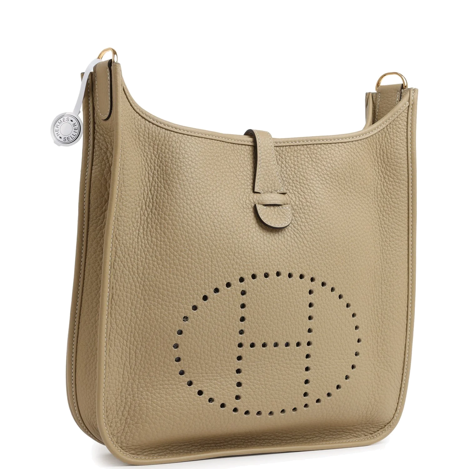 Hermes Evelyne III PM Trench Clemence Gold Hardware — фото 3