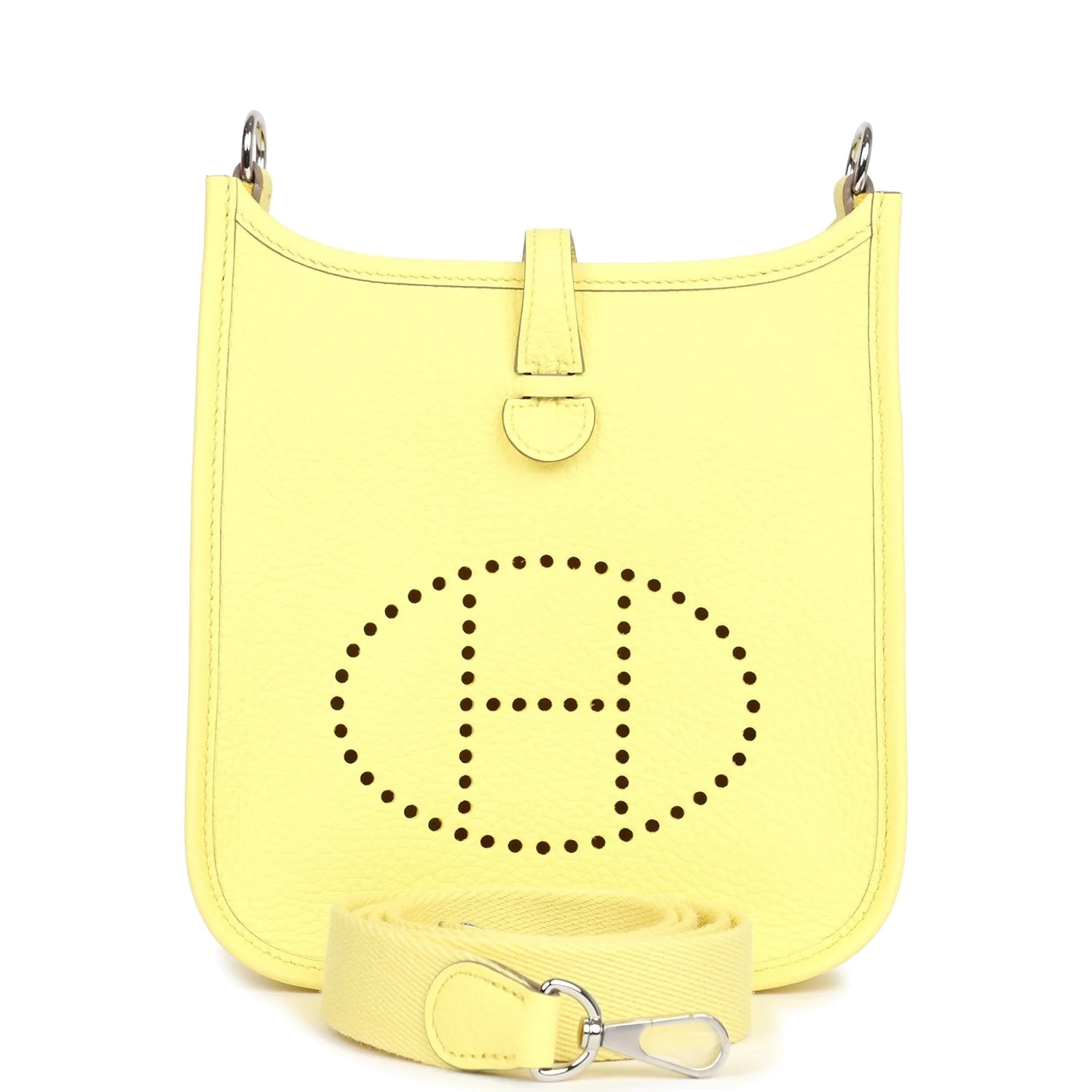 Hermes Evelyne TPM Limoncello Clemence Palladium Hardware