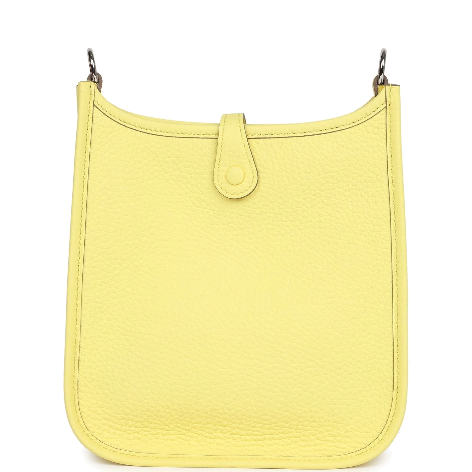 Hermes Evelyne TPM Limoncello Clemence Palladium Hardware — фото 7