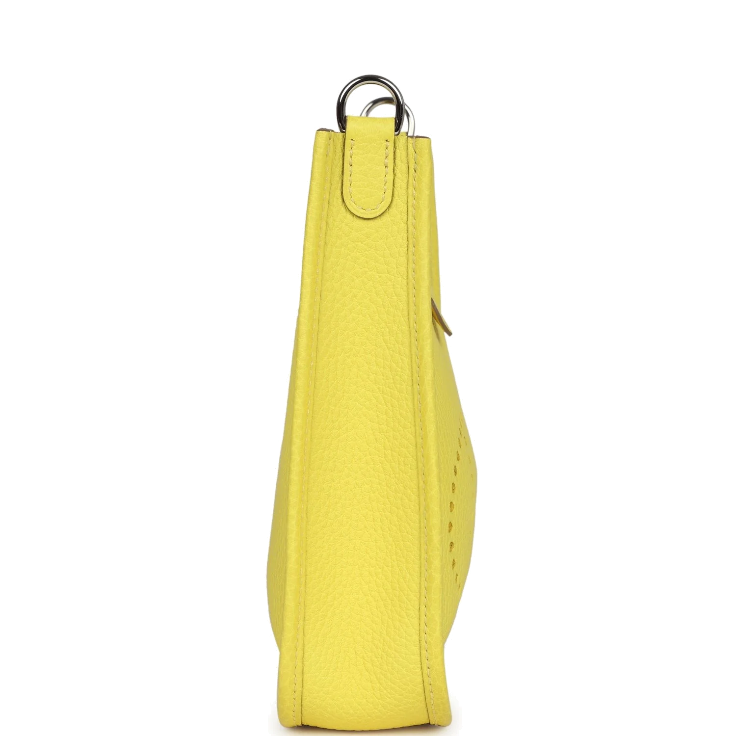 Hermes Evelyne TPM Lime Clemence Palladium Hardware — фото 4