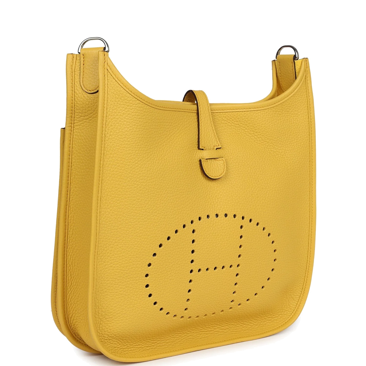 Hermes Evelyne III PM Sun Clemence Palladium Hardware — фото 3