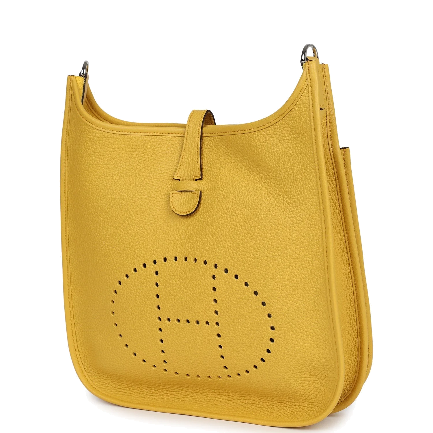 Hermes Evelyne III PM Sun Clemence Palladium Hardware — фото 6