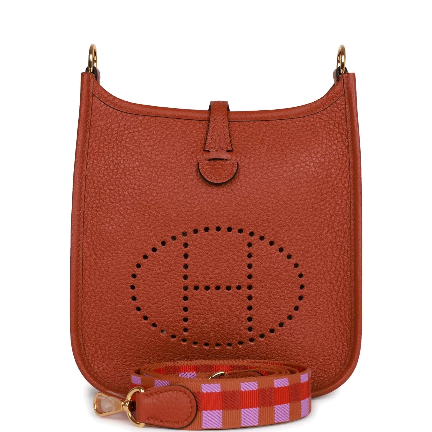 Hermes Evelyne TPM Cuivre Clemence Gold Hardware — фото 2