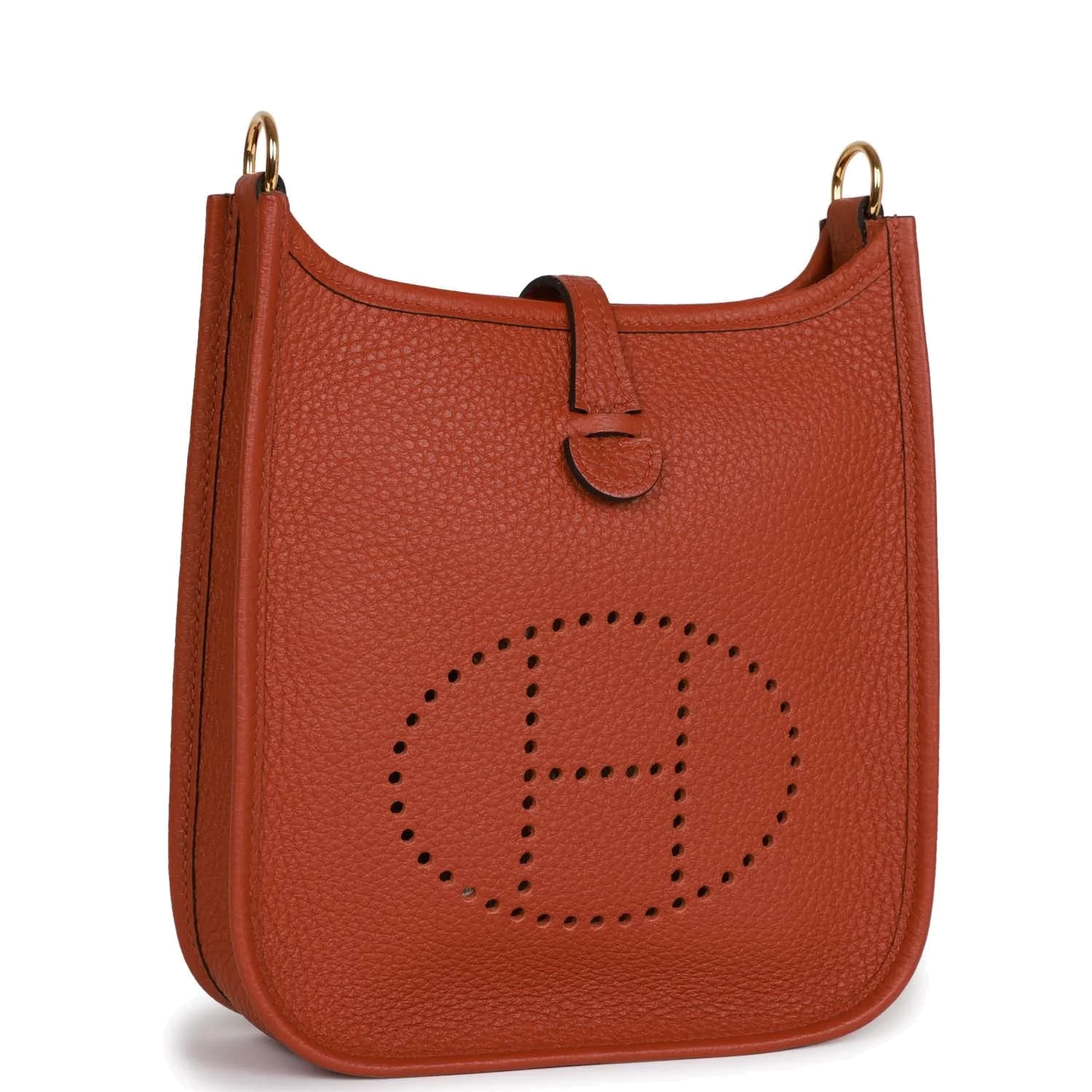 Hermes Evelyne TPM Cuivre Clemence Gold Hardware — фото 3