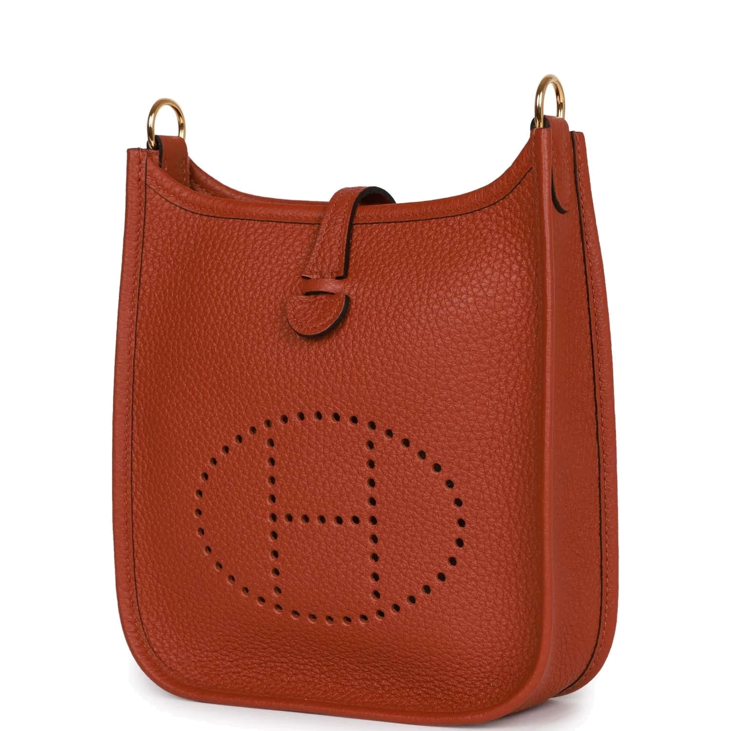Hermes Evelyne TPM Cuivre Clemence Gold Hardware — фото 6